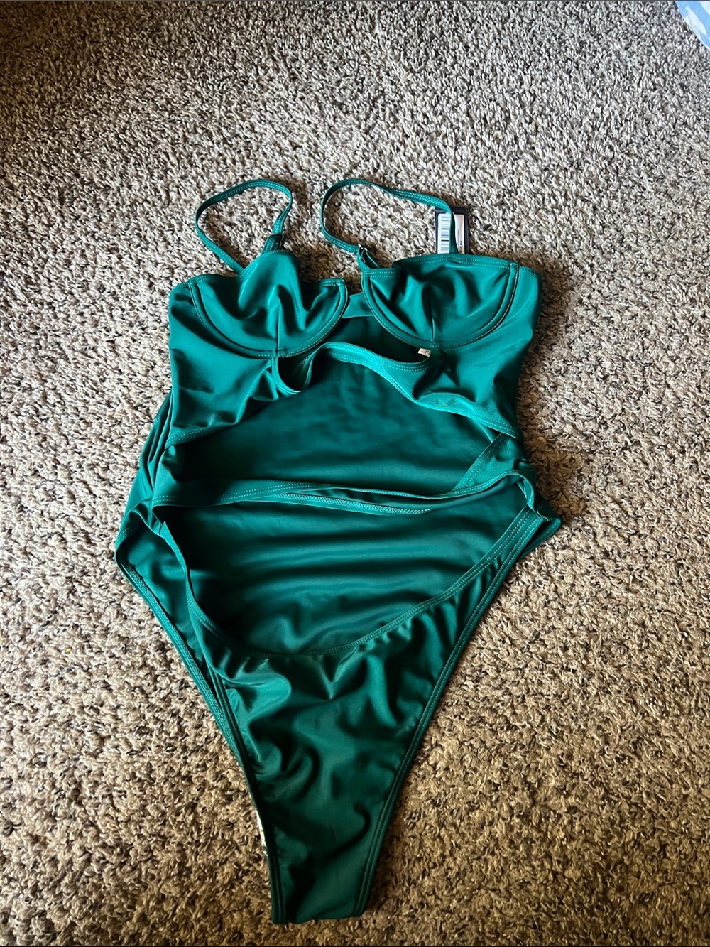 Xhilaration Teal Green One-Piece Swimsuit